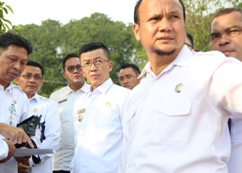 Tinjau Progres Proyek Anjung Cahaya, Hasan Sebut Berpotensi Jadi Objek Wisata Menarik