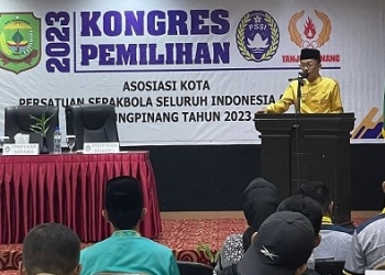 Buka Kongres Askot PSSI, Hasan Harap bisa Memajukan Sepak Bola Tanjungpinang