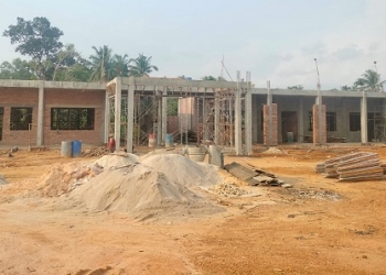 Ditergetkan Bulan November Rampung, Progres Pembangunan SMPN 17 Tanjungpinang Capai 60 Persen