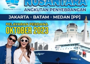Mulai 12 Oktober RoRo KMP DLN Nusantra Beroperasi dengan Rute Jakarta-Batam-Belawan