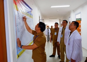 Tingkatkan Status Rumah Sakit Umum Daerah Bintan, RSUD Disurvey Tim Akreditasi