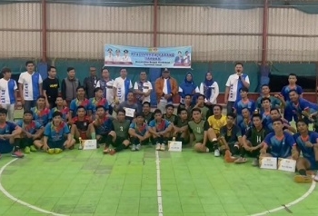 Ajang Menjaring Bakat dan Prestasi, Tim Karang Taruna Kampung Bugis Raih Juara I Turnamen Futsal