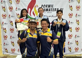 Di Hari Keempat Tim Akuatik Kepri Sudah Meraih 9 Medali pada Porwil Sumatera XI di Riau