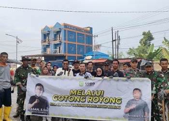 Belasan Titik Dibersihkan, Hasan Inisiasi Goro Bedelau Komitmen Menjaga Kebersihan Lingkungan