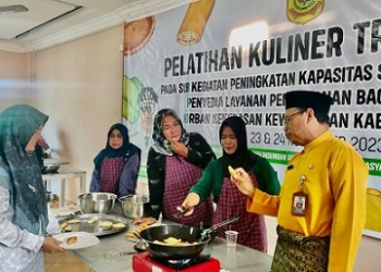 Meningkatkan Ketampilan Usaha Kuliner, DP3APM Gelar Pelatihan untuk Perempuan Miskin dan Rentan
