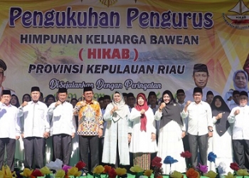Pengukuhan Pengurus HIKAB Kepri, Ansar Sebut Warga Bawean Banyak Berkontribusi Membangun Daerah