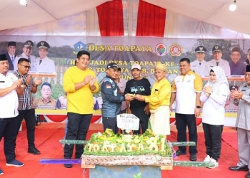 HUT ke-81 Desa Toapaya, Roby: Kita Evaluasi Semua Program dan Momen Pembenahan Sektor Pelayanan