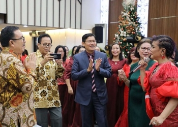 Keluarga Besar Karyawan Kristiani BP Batam Gelar Perayaan Natal yang Penuh Suka Cita