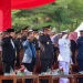 Jumaga Nadeak Menghadiri Upacara Peringatan Hari Ulang Tahun Ke-78 TNI