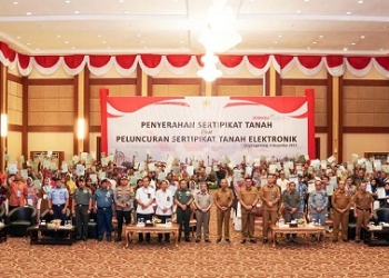 Peluncuran Sertifikat Elektronik, Targetkan Seluruh Bidang Tanah di Kepri Bersertifikat