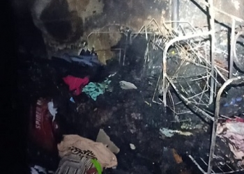 Satu Rumah di Kampung Sidojadi Hangus Dilahap Api