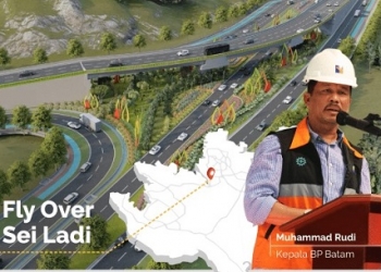 Atasi Kemacetan dan Kelancaran Mobilitas, Fly Over Sei Ladi Sementara Dibangun di Batam