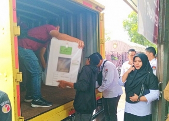 KPU Tanjungpinang Mulai Mendistribusikan Logistik Pemilu 2024 ke 18 Kelurahan
