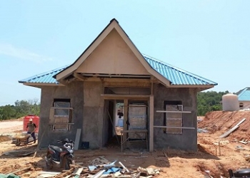 Update Pengerjaan Rumah di Tanjung Banon: Realisasi Hampir Mencapai 90 Persen