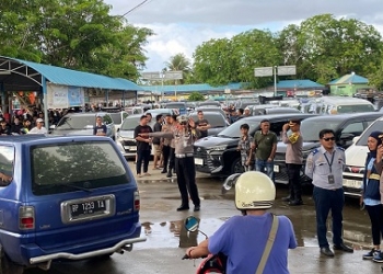 Kapolres Bintan Pantau Situasi Arus Balik dan Cek Kesiapan Personel di Pos Pelayanan