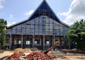 Pembangunan Aula SMAN 2 Tanjungpinang Capai 90 Persen, Agustus Bisa Digunakan