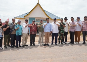 Rudi Tinjau Progres Hunian Baru Warga Rempang di Tanjung Banon