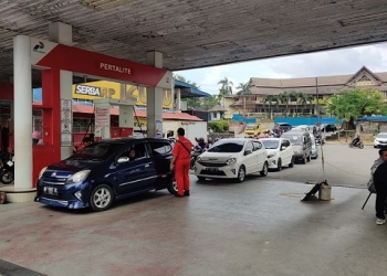 Mesin Pompa Telah Diperbaiki, SPBU Batu 10 Kembali Melayani Pengisian Pertalite
