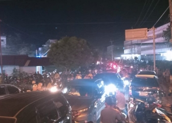 Momen Malam Minggu, Pasar Malam di Jalan Kijang Kota Picu Kemacetan Total