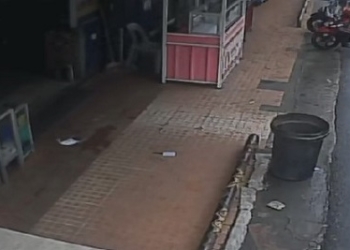 Aksi Pencurian Kotak Amal Swalayan Welcome Batu 9 Tanjungpinang Terekam CCTV