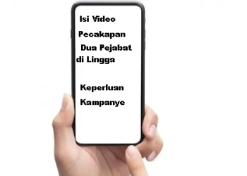 Video, Diduga Percakapan 2 Pejabat Lingga Bicara Proyek untuk Keperluan Kampanye