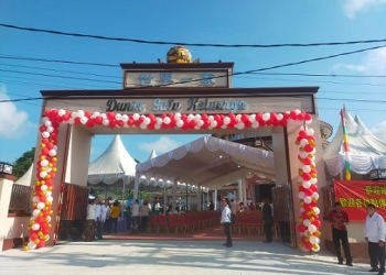 Jadi Ikon Baru di Tanjungpinang, Vihara Tirta Maitreya Diresmikan