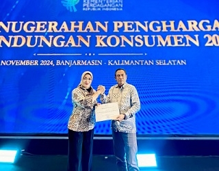 Sukses Lindungi Hak Konsumen, Pemko Tanjungpinang Terima Penganugrahan Kemendag