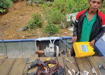 Angin Kuat Gelombang Tinggi, Nelayan Tanjungpinang Tetap Melaut
