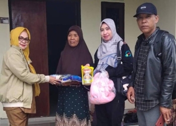 Dinsos Kepri Salurkan Bantuan Logistik kepada Korban Bencana di Kepri