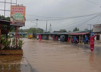 Banjir di Jalan Nusantara, Sejumlah Motor Mogok Kemasukan Air